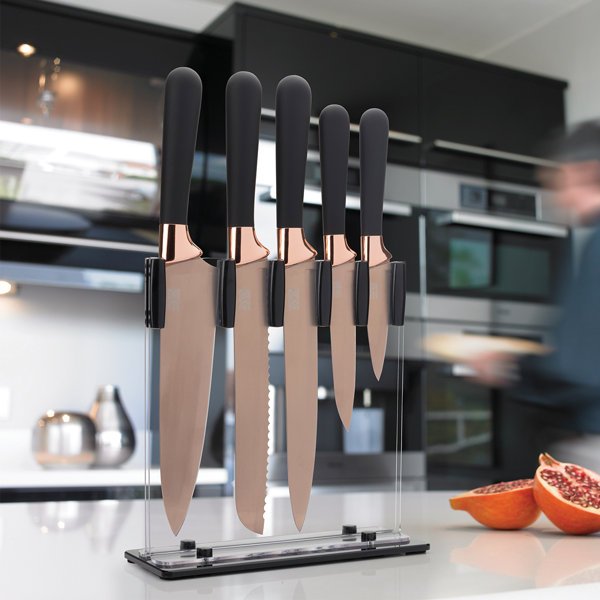 Taylors Eye Witness 5 Piece High Carbon Stainless Steel Knife Block Set